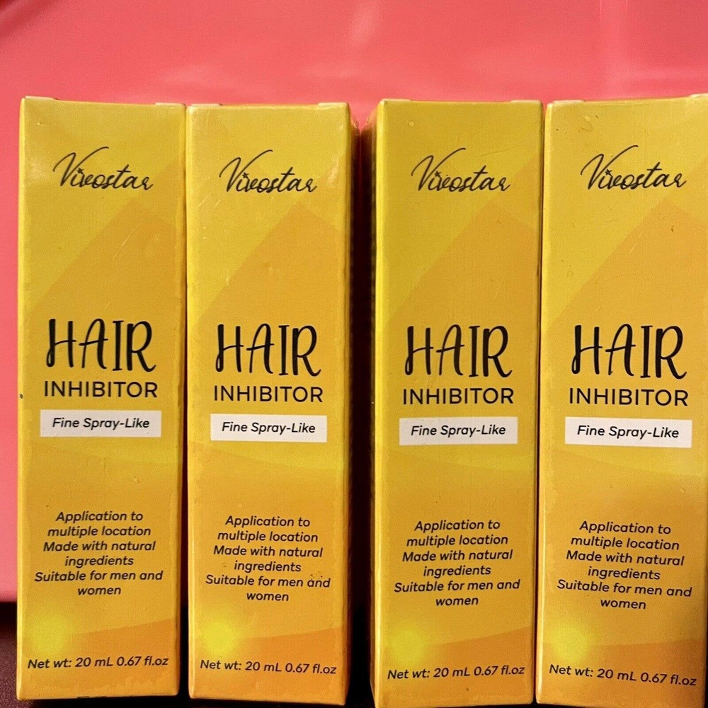 4-Vivostar Hair Inhibitor, Painless Hair Stop Growth Spray Unisex, Hair Removal.